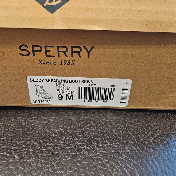 Sperry Decoy Shearling Boot NIB Brwn main image 12